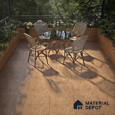 TL 07593 Beola Sahara 16 x 16 inch Anti Skid Matte Finish Vitrified Floor Tile - 12 mm (6 Random Designs) | Pattern Alignment May Vary | 2-3 mm Spacer is Mandatory