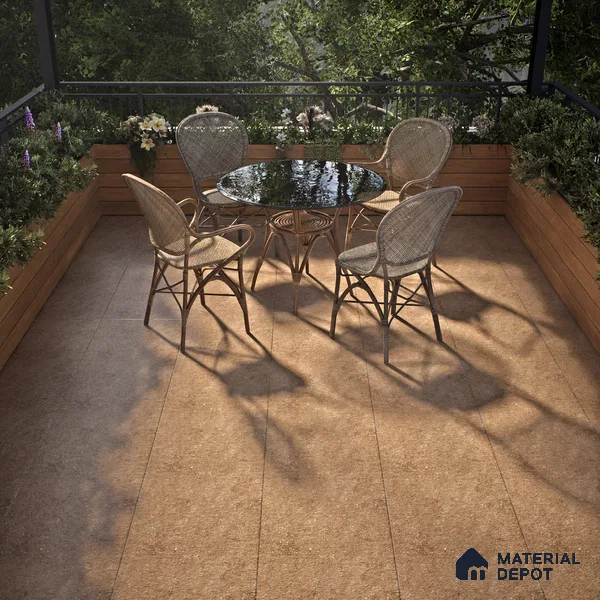 TL 07593 Beola Sahara 16 x 16 inch Anti Skid Matte Finish Vitrified Floor Tile - 12 mm (6 Random Designs) | Pattern Alignment May Vary | 2-3 mm Spacer is Mandatory