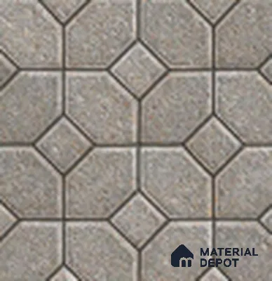 TL 07598 Hexa Stone 16 x 16 inch Anti Skid Matte Finish Vitrified Floor Tile - 12 mm | Pattern Alignment May Vary | 2-3 mm Spacer is Mandatory