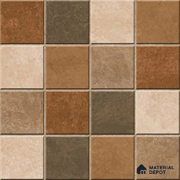 Stone Look Floor Tile TL 09146 B | Matte Finish 12 x 12 inch Vitrified Tile - 8 mm | Suitable For Kitchen, Bathroom, Bedroom & Office