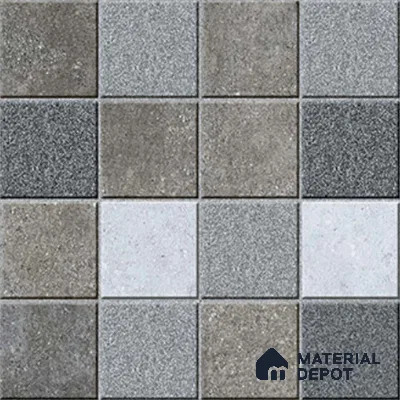 Stone Look Floor Tile TL 09146 | Matte Finish 12 x 12 inch Vitrified Tile - 8 mm | Suitable For Kitchen, Bathroom, Bedroom & Office