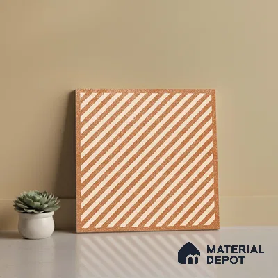 Patterned Look Floor Tile TL 09150 B | Matte Finish 12 x 12 inch Vitrified Tile - 8 mm | Suitable For Kitchen, Bathroom, Bedroom & Office | Please Expect a Slight Variation of Pattern