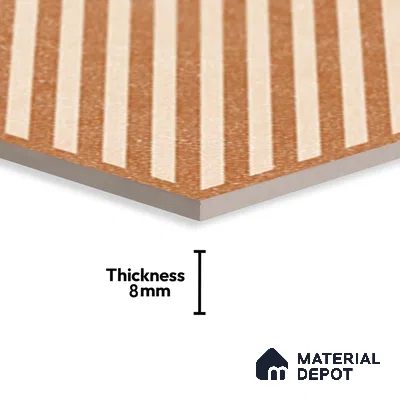 Patterned Look Floor Tile TL 09150 B | Matte Finish 12 x 12 inch Vitrified Tile - 8 mm | Suitable For Kitchen, Bathroom, Bedroom & Office | Please Expect a Slight Variation of Pattern