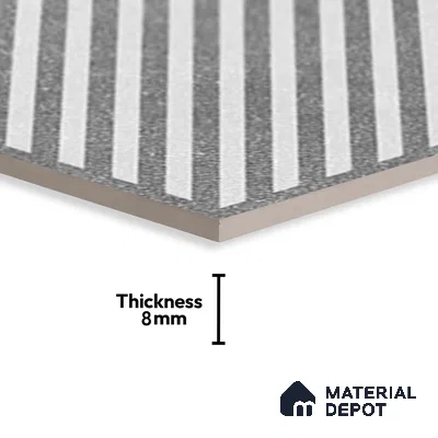 Stone Look Floor Tile TL 09150 | Matte Finish 12 x 12 inch Vitrified Tile - 8 mm | Suitable For Kitchen, Bathroom, Bedroom & Office | Please Expect a Slight Variation of Pattern