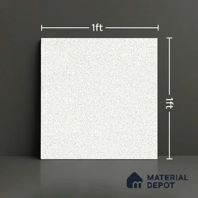 Stone Look Floor Tile TL 09149 | Matte Finish 12 x 12 inch Vitrified Tile - 8 mm | Suitable For Kitchen, Bathroom, Bedroom & Office
