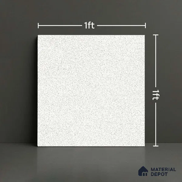Stone Look Floor Tile TL 09149 | Matte Finish 12 x 12 inch Vitrified Tile - 8 mm | Suitable For Kitchen, Bathroom, Bedroom & Office