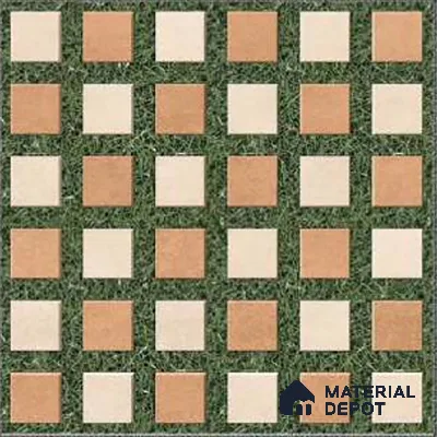 Stone Look Floor Tile TL 09144 | Matte Finish 12 x 12 inch Vitrified Tile - 8 mm | Suitable For Kitchen, Bathroom, Bedroom & Office | Please Expect a Slight Variation of Pattern