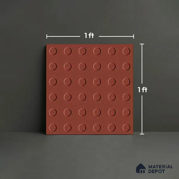 Patterned Look Floor Tile TL 09114 B | Matte Finish 12 x 12 inch Vitrified Tile - 8 mm | Suitable For Kitchen, Bathroom, Bedroom & Office | Please Expect a Slight Variation of Pattern