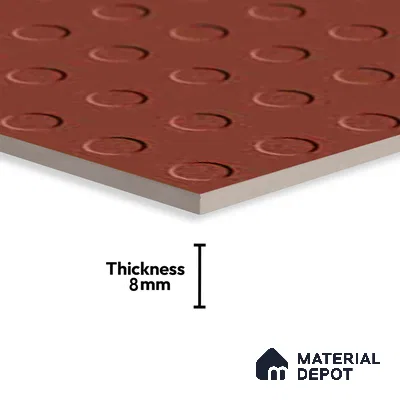 Patterned Look Floor Tile TL 09114 B | Matte Finish 12 x 12 inch Vitrified Tile - 8 mm | Suitable For Kitchen, Bathroom, Bedroom & Office | Please Expect a Slight Variation of Pattern