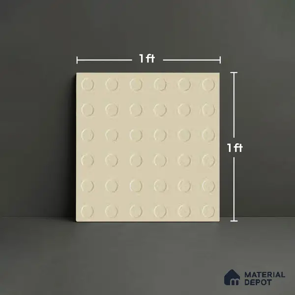 Patterned Look Floor Tile TL 09114 | Matte Finish 12 x 12 inch Vitrified Tile - 8 mm | Suitable For Kitchen, Bathroom, Bedroom & Office | Please Expect a Slight Variation of Pattern