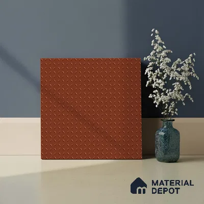 Patterned Look Floor Tile TL 09116 B | Matte Finish 12 x 12 inch Vitrified Tile - 8 mm | Suitable For Kitchen, Bathroom, Bedroom & Office | Please Expect a Slight Variation of Pattern