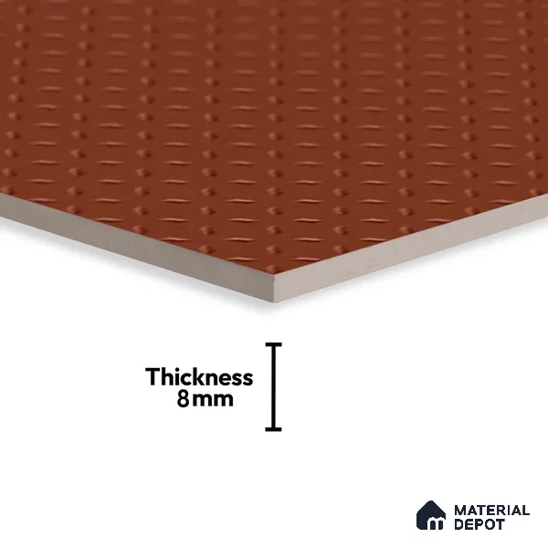 Patterned Look Floor Tile TL 09116 B | Matte Finish 12 x 12 inch Vitrified Tile - 8 mm | Suitable For Kitchen, Bathroom, Bedroom & Office | Please Expect a Slight Variation of Pattern