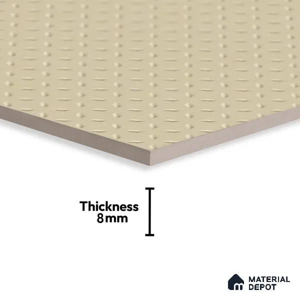 Patterned Look Floor Tile TL 09116 | Matte Finish 12 x 12 inch Vitrified Tile - 8 mm | Suitable For Kitchen, Bathroom, Bedroom & Office | Please Expect a Slight Variation of Pattern