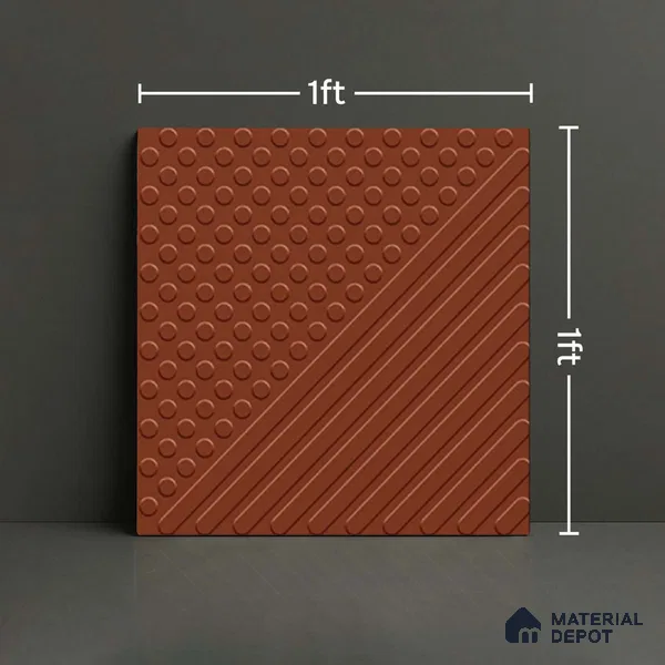 Patterned Look Floor Tile TL 09117 B | Matte Finish 12 x 12 inch Vitrified Tile - 8 mm | Suitable For Kitchen, Bathroom, Bedroom & Office | Please Expect a Slight Variation of Pattern