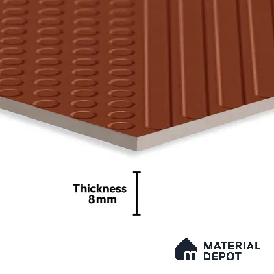 Patterned Look Floor Tile TL 09117 B | Matte Finish 12 x 12 inch Vitrified Tile - 8 mm | Suitable For Kitchen, Bathroom, Bedroom & Office | Please Expect a Slight Variation of Pattern