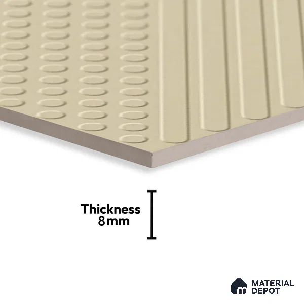 Patterned Look Floor Tile TL 09117 | Matte Finish 12 x 12 inch Vitrified Tile - 8 mm | Suitable For Kitchen, Bathroom, Bedroom & Office | Please Expect a Slight Variation of Pattern