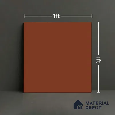 Plain Look Floor Tile TL 09118 B | Matte Finish 12 x 12 inch Vitrified Tile - 8 mm | Suitable For Kitchen, Bathroom, Bedroom & Office | Please Expect a Slight Variation of Pattern