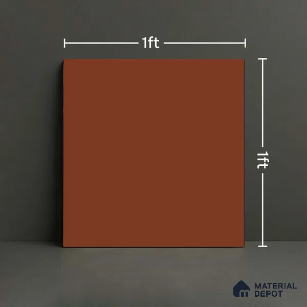 Plain Look Floor Tile TL 09118 B | Matte Finish 12 x 12 inch Vitrified Tile - 8 mm | Suitable For Kitchen, Bathroom, Bedroom & Office | Please Expect a Slight Variation of Pattern