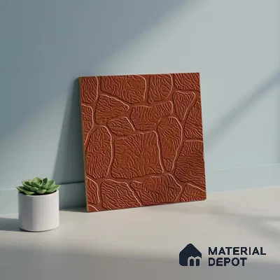 Patterned Look Floor Tile TL 09119 B | Matte Finish 12 x 12 inch Vitrified Tile - 8 mm | Suitable For Kitchen, Bathroom, Bedroom & Office | Please Expect a Slight Variation of Pattern