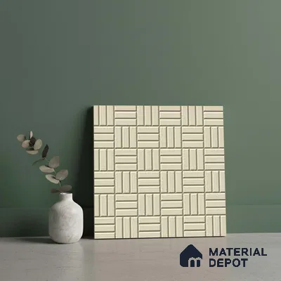 Patterned Look Floor Tile TL 09112 | Matte Finish 12 x 12 inch Vitrified Tile - 8 mm | Suitable For Kitchen, Bathroom, Bedroom & Office | Please Expect a Slight Variation of Pattern