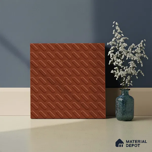 Punch Look Floor Tile TL 09113 B | Matte Finish 12 x 12 inch Vitrified Tile - 8 mm | Suitable For Kitchen, Bathroom, Bedroom & Office | Please Expect a Slight Variation of Pattern