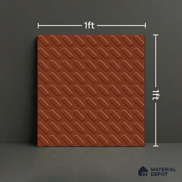Punch Look Floor Tile TL 09113 B | Matte Finish 12 x 12 inch Vitrified Tile - 8 mm | Suitable For Kitchen, Bathroom, Bedroom & Office | Please Expect a Slight Variation of Pattern