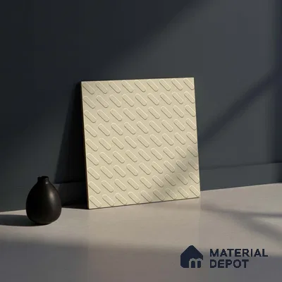 Punch Look Floor Tile TL 09113 | Matte Finish 12 x 12 inch Vitrified Tile - 8 mm | Suitable For Kitchen, Bathroom, Bedroom & Office | Please Expect a Slight Variation of Pattern
