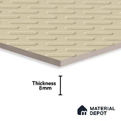 Punch Look Floor Tile TL 09113 | Matte Finish 12 x 12 inch Vitrified Tile - 8 mm | Suitable For Kitchen, Bathroom, Bedroom & Office | Please Expect a Slight Variation of Pattern