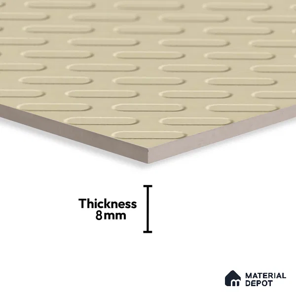 Punch Look Floor Tile TL 09113 | Matte Finish 12 x 12 inch Vitrified Tile - 8 mm | Suitable For Kitchen, Bathroom, Bedroom & Office | Please Expect a Slight Variation of Pattern