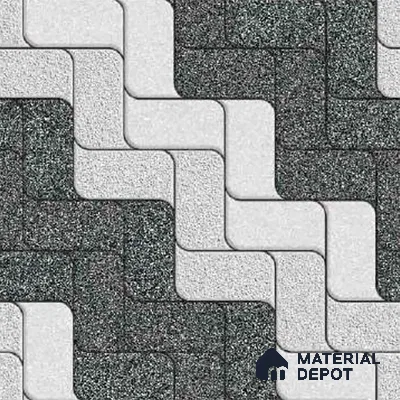 Patterned Look Floor Tile TL 09378 C | Matte Finish 16 x 16 inch Vitrified Tile - 12 mm | Suitable For Kitchen, Bathroom, Bedroom & Office | Pattern Alignment May Vary | 2-3 mm Spacer is Mandatory