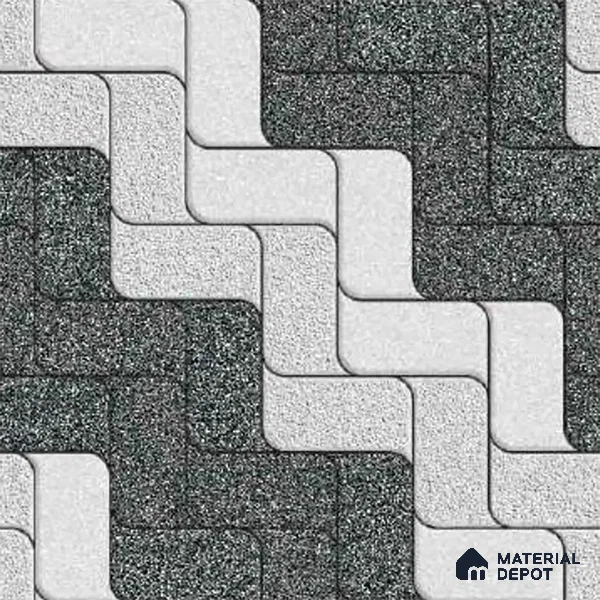 Patterned Look Floor Tile TL 09378 C | Matte Finish 16 x 16 inch Vitrified Tile - 12 mm | Suitable For Kitchen, Bathroom, Bedroom & Office | Pattern Alignment May Vary | 2-3 mm Spacer is Mandatory