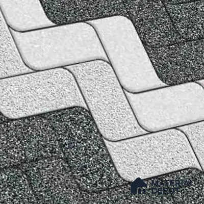 Patterned Look Floor Tile TL 09378 C | Matte Finish 16 x 16 inch Vitrified Tile - 12 mm | Suitable For Kitchen, Bathroom, Bedroom & Office | Pattern Alignment May Vary | 2-3 mm Spacer is Mandatory
