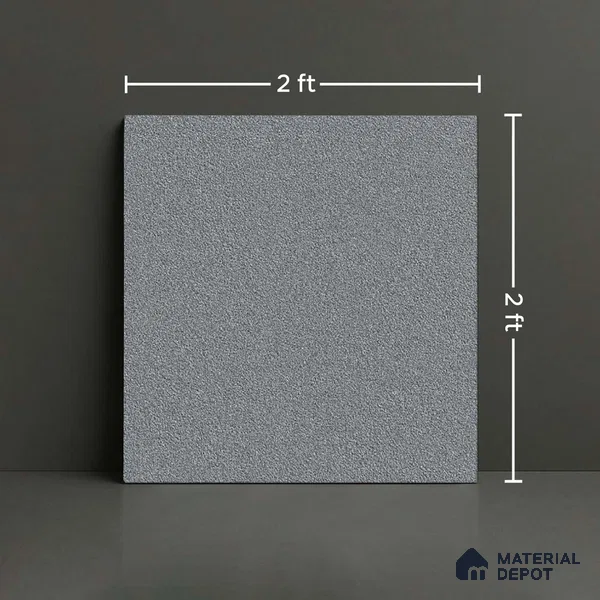 Stone Floor Tile TL 09406 2 ft x 2 ft Matte Finish Anti Skid Vitrified Tile - 12 mm | Suitable for Balcony, Terrace & Coutyard