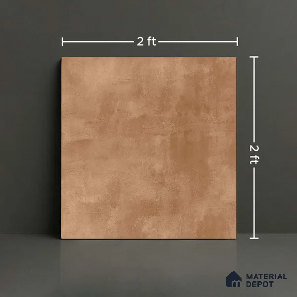 Stone Look Floor Tile TL 09403 | Matte Finish 2 ft x 2 ft Vitrified Tile - 12 mm | Suitable For Kitchen, Bathroom, Bedroom & Office