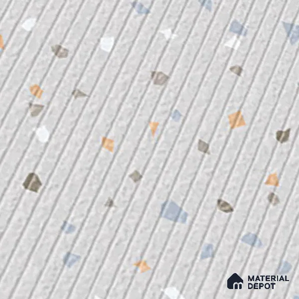 Terrazzo Parking Floor Tile TL 09361 B | Matte Finish 16 x 16 inch Vitrified Tile - 12 mm | Suitable For Parking, Courtyard | Pattern Alignment May Vary | 2-3 mm Spacer is Mandatory
