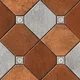 Patterned Look Floor Tile TL 09383 B | Matte Finish 16 x 16 inch Vitrified Tile - 12 mm | Suitable For Kitchen, Bathroom, Bedroom & Office| Image 1