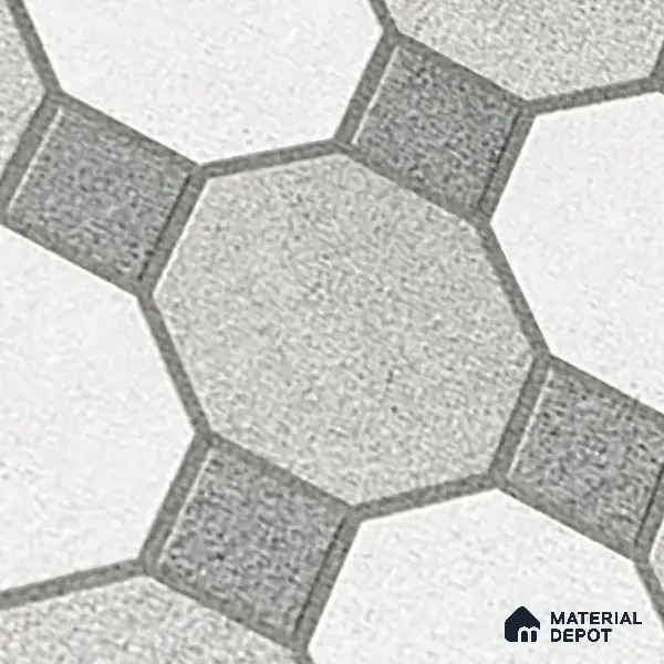 Stone Look Floor Tile TL 09366 | Matte Finish 16 x 16 inch Vitrified Tile - 12 mm | Suitable For Kitchen, Bathroom, Bedroom & Office | Pattern Alignment May Vary | 2-3 mm Spacer is Mandatory