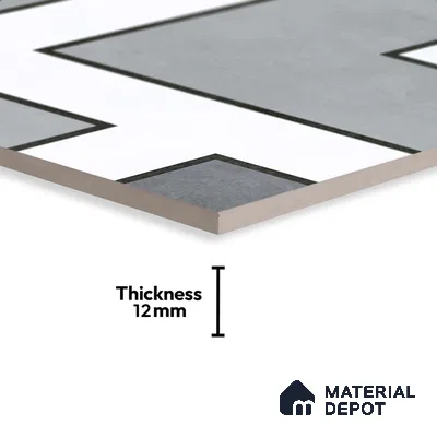 Moroccan Look Floor Tile TL 09399 | Matte Finish 2 ft x 2 ft Vitrified Tile - 12 mm | Suitable For Balcony, Bathroom, Dining Area | Please Expect a Slight Variation of Pattern