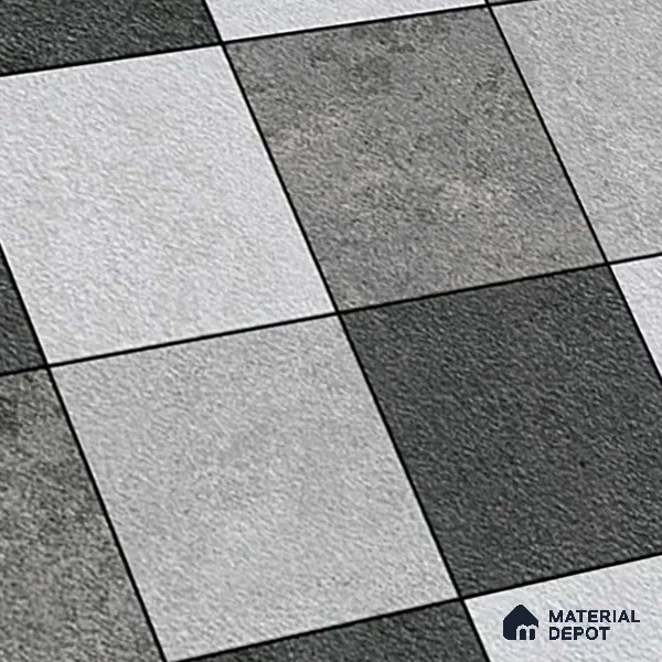 Stone Look Floor Tile TL 09405 | Matte Finish 2 ft x 2 ft Vitrified Tile - 12 mm | Suitable For Kitchen, Bathroom, Bedroom & Office