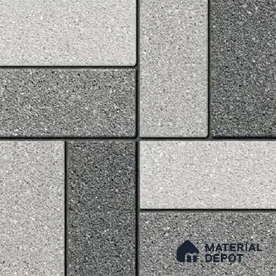Stone Look Floor Tile TL 09381 | Matte Finish 16 x 16 inch Vitrified Tile - 12 mm | Suitable For Kitchen, Bathroom, Bedroom & Office | Pattern Alignment May Vary | 2-3 mm Spacer is Mandatory