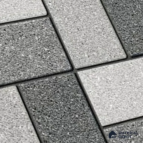 Stone Look Floor Tile TL 09381 | Matte Finish 16 x 16 inch Vitrified Tile - 12 mm | Suitable For Kitchen, Bathroom, Bedroom & Office | Pattern Alignment May Vary | 2-3 mm Spacer is Mandatory
