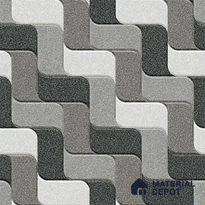 Patterned Look Floor Tile TL 09369 | Matte Finish 16 x 16 inch Vitrified Tile - 12 mm | Suitable For Kitchen, Bathroom, Bedroom & Office | Pattern Alignment May Vary | 2-3 mm Spacer is Mandatory