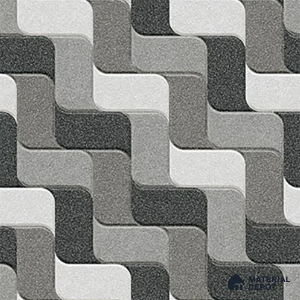 Patterned Look Floor Tile TL 09369 | Matte Finish 16 x 16 inch Vitrified Tile - 12 mm | Suitable For Kitchen, Bathroom, Bedroom & Office | Pattern Alignment May Vary | 2-3 mm Spacer is Mandatory