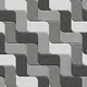 Patterned Look Floor Tile TL 09369 | Matte Finish 16 x 16 inch Vitrified Tile - 12 mm | Suitable For Kitchen, Bathroom, Bedroom & Office| Image 1