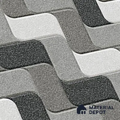 Patterned Look Floor Tile TL 09369 | Matte Finish 16 x 16 inch Vitrified Tile - 12 mm | Suitable For Kitchen, Bathroom, Bedroom & Office | Pattern Alignment May Vary | 2-3 mm Spacer is Mandatory