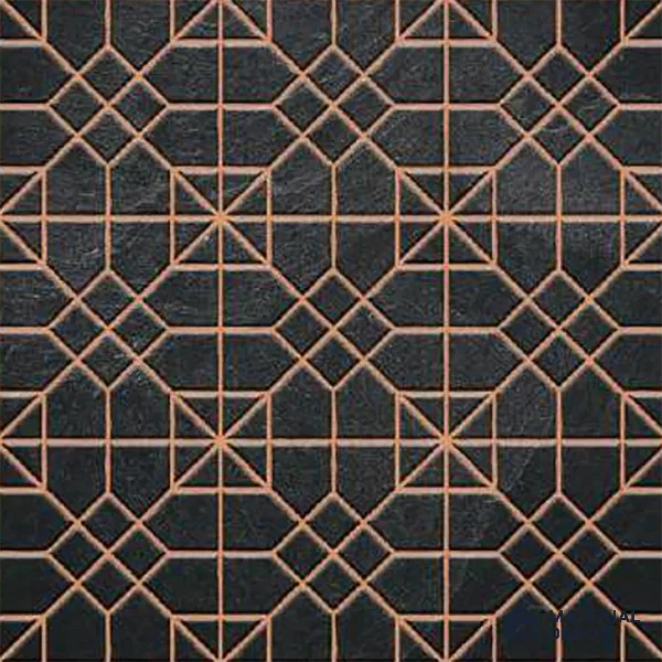 Stone Look Floor Tile TL 09374 | Matte Finish 16 x 16 inch Vitrified Tile - 12 mm | Suitable For Kitchen, Bathroom, Bedroom & Office | Pattern Alignment May Vary | 2-3 mm Spacer is Mandatory