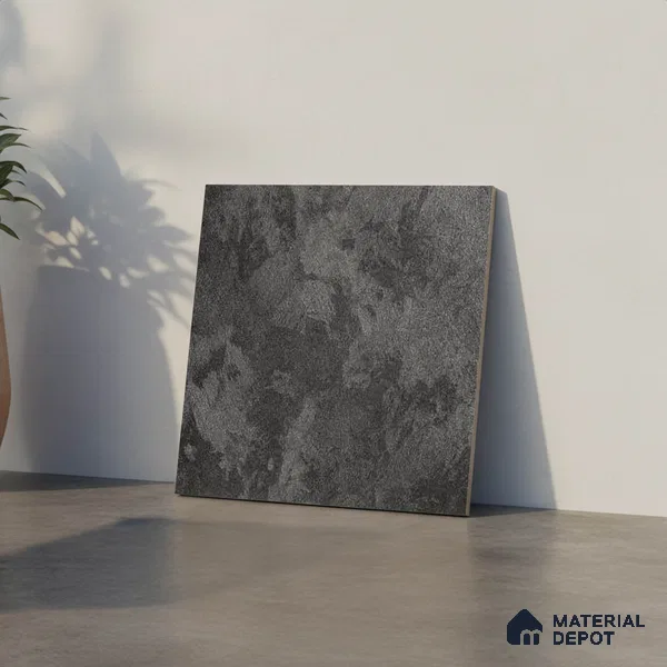 Stone Look Floor Tile TL 09385 B | Matte Finish 16 x 16 inch Vitrified Tile - 12 mm | Suitable For Kitchen, Bathroom, Bedroom & Office | Pattern Alignment May Vary | 2-3 mm Spacer is Mandatory