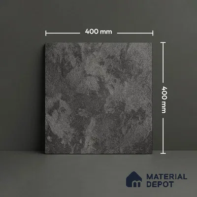 Stone Look Floor Tile TL 09385 B | Matte Finish 16 x 16 inch Vitrified Tile - 12 mm | Suitable For Kitchen, Bathroom, Bedroom & Office | Pattern Alignment May Vary | 2-3 mm Spacer is Mandatory