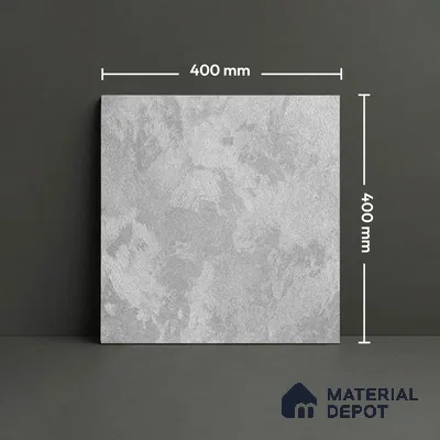 Stone Look Floor Tile TL 09385 C | Matte Finish 16 x 16 inch Vitrified Tile - 12 mm | Suitable For Kitchen, Bathroom, Bedroom & Office | Pattern Alignment May Vary | 2-3 mm Spacer is Mandatory