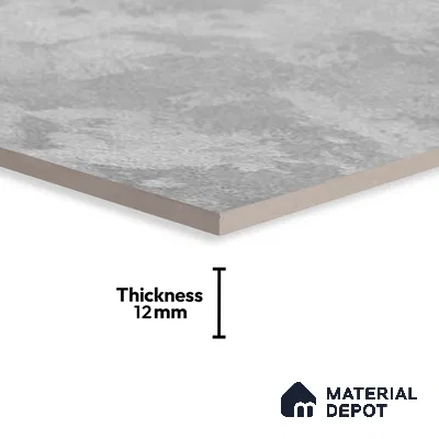 Stone Look Floor Tile TL 09385 C | Matte Finish 16 x 16 inch Vitrified Tile - 12 mm | Suitable For Kitchen, Bathroom, Bedroom & Office | Pattern Alignment May Vary | 2-3 mm Spacer is Mandatory